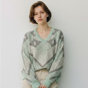 Vintage J.J. Cochran Cotton Blend Unique Knit Sweater​